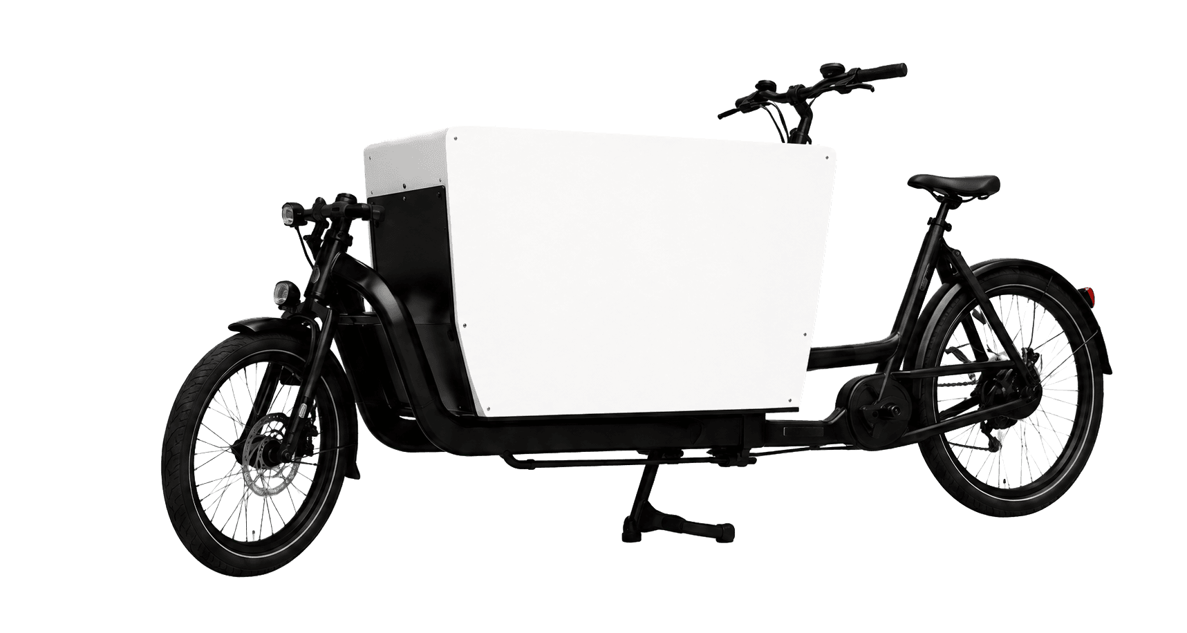 Vélo cargo électrique utilisé par Dr Roof à Bruxelles